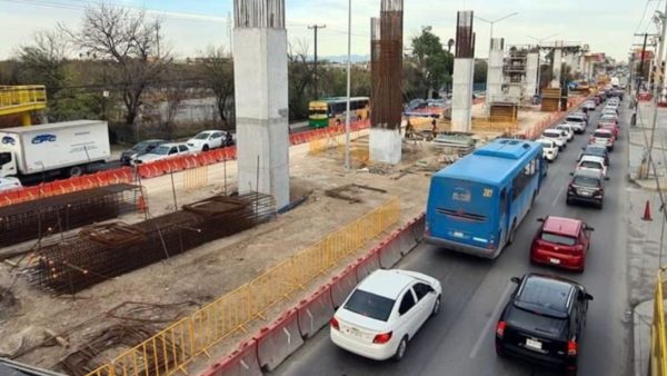 cierre vial, colapso vialidad, miguel alemán, obras del metro L6