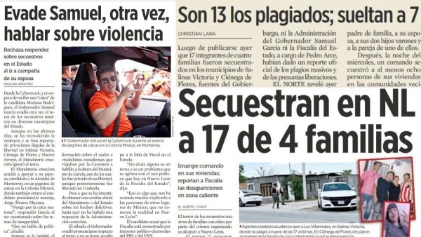 SECUESTRO NUEVO LEÓN