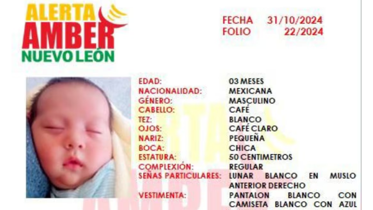 Alerta Amber Por Bebé - Glen Facturero