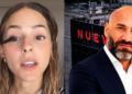 Split Image: Left Shows a Woman Applying Mascara Toward the Camera; Right Shows a Bald Man with a Beard in a Navy Suit Posing in Front of an Urban Backdrop. - Glen Facturero