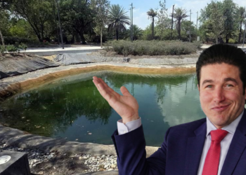 el descuido de parque del agua que costo solamente 2 mil millones de pesos