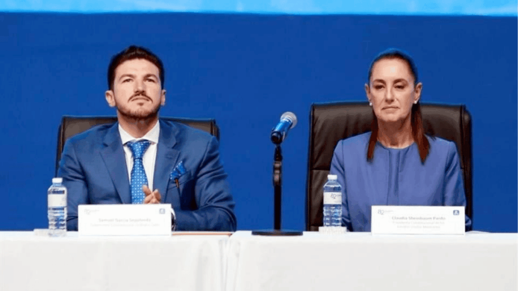 Samuel García Fuerza Acarreo Masivo En Evento De Claudia Sheinbaum - Glen Facturero - Glen Facturero